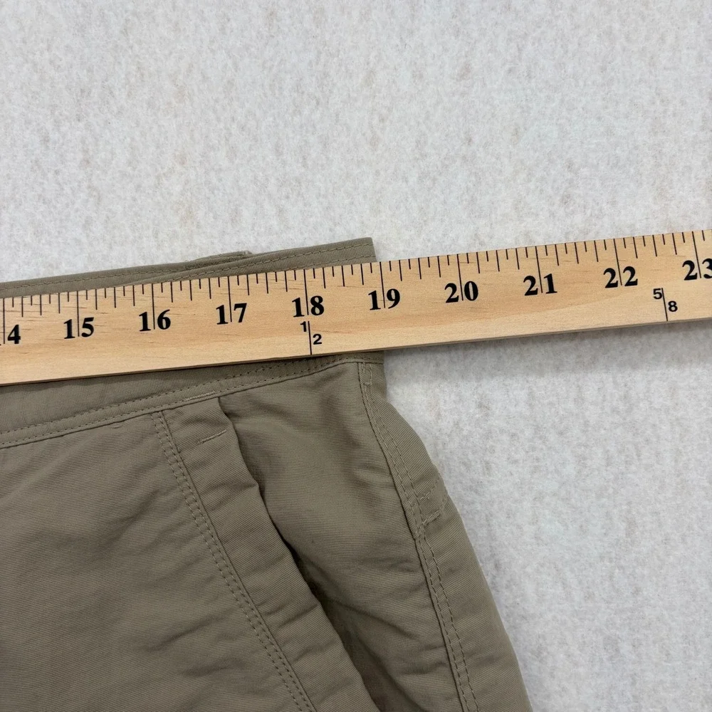 The North Face Mens Paramount Peak Hiking Shorts Tan Khaki Nylon Size 38